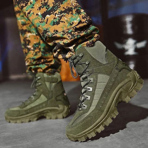 Mens Orthopedic Support Anti-Puncture Work Boots Waterproof Anti-Sprain Hiking Boots