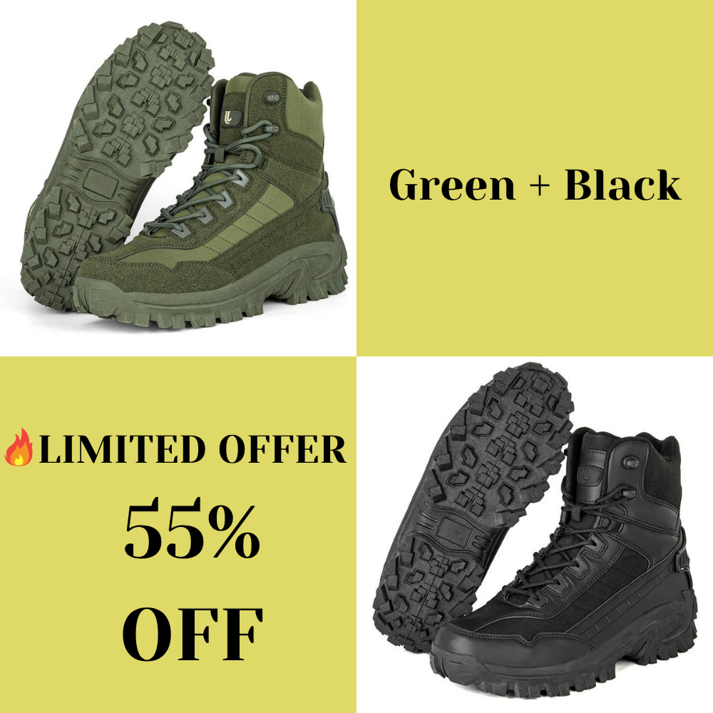 Mens Orthopedic Support Anti-Puncture Work Boots Waterproof Anti-Sprain Hiking Boots