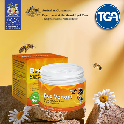 Bee Venom Pain Suppression Joint Healing Cream (👩🏼‍⚕️AOA Recommended)