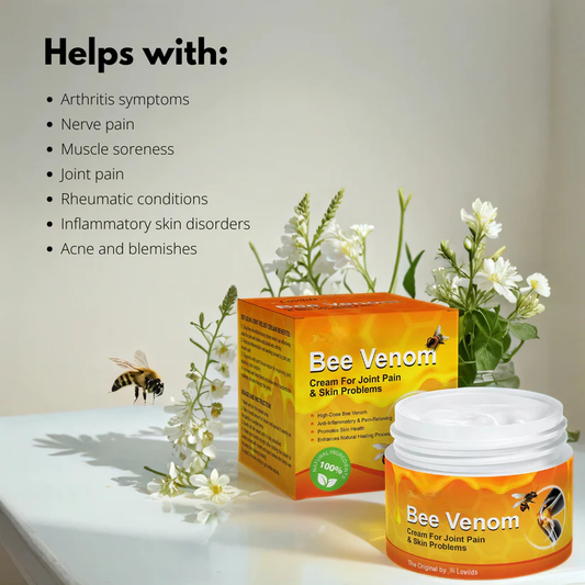 Bee Venom Pain Suppression Joint Healing Cream (👩🏼‍⚕️AOA Recommended)