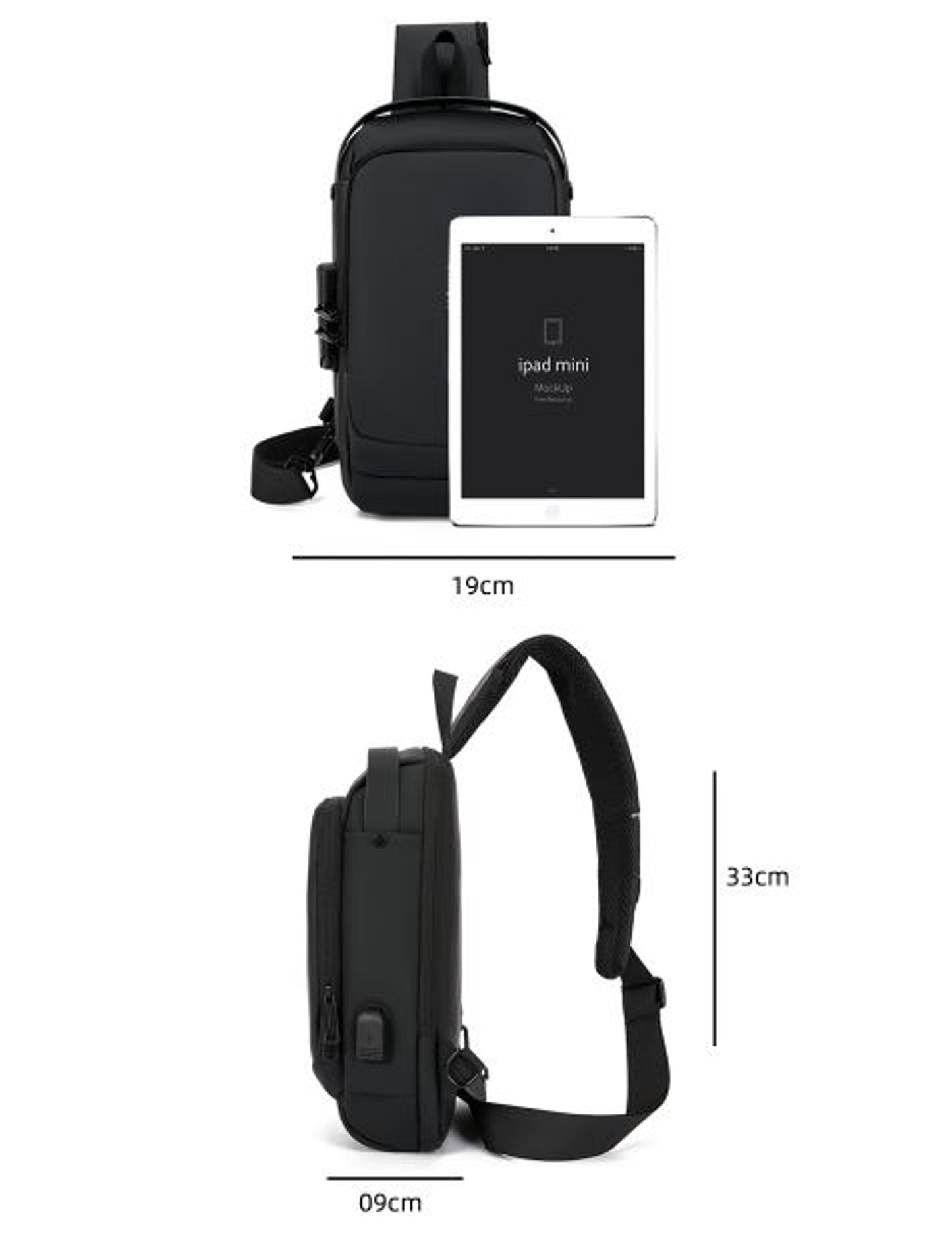 🎒 🎒New Carbon Fiber Streamline Anti-Theft Sling Bag👝