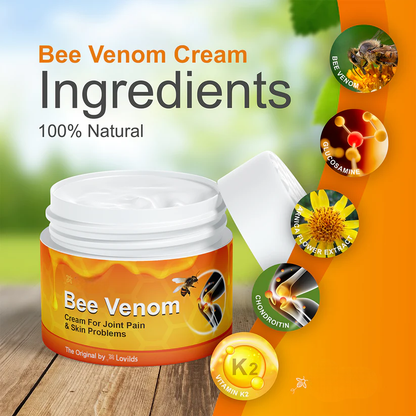 Bee Venom Pain Suppression Joint Healing Cream (👩🏼‍⚕️AOA Recommended)