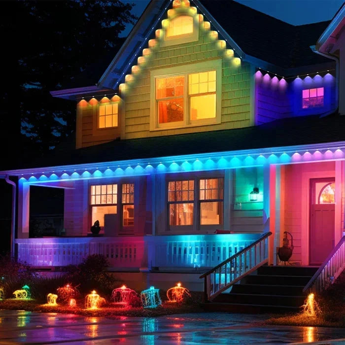 🎅 Early Christmas 50%OFF - Smart Rainbow LED Permanent Outdoor Light - Smartlight 🎁