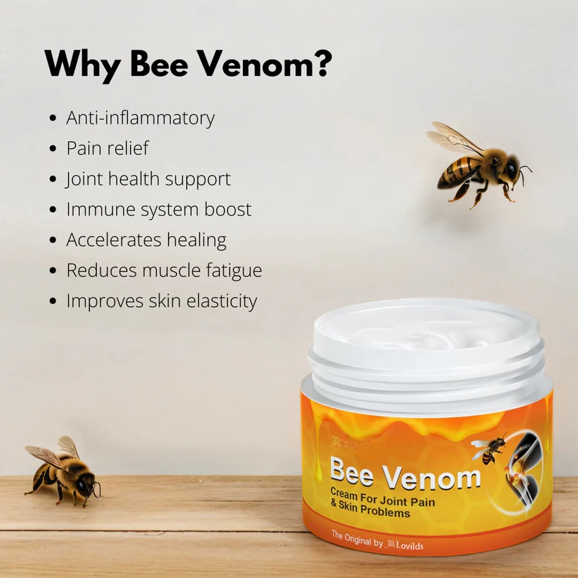 Bee Venom Pain Suppression Joint Healing Cream (👩🏼‍⚕️AOA Recommended)