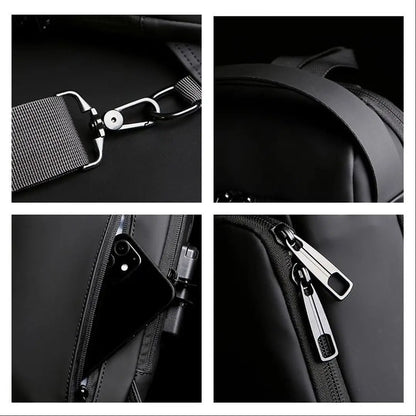 🎒 🎒New Carbon Fiber Streamline Anti-Theft Sling Bag👝