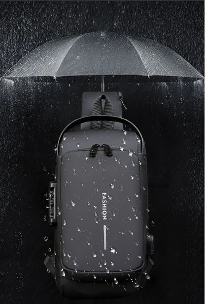 🎒 🎒New Carbon Fiber Streamline Anti-Theft Sling Bag👝