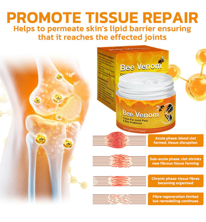 Bee Venom Pain Suppression Joint Healing Cream (👩🏼‍⚕️AOA Recommended)