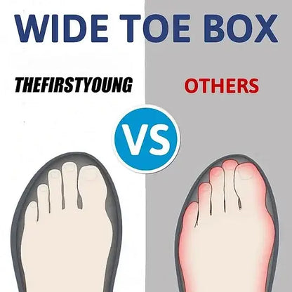 ⏰Limited Time Sale 50% OFF - Men’s Handmade Premium Leather Slip-On Driving Boots – Wide Toe, Arch Support